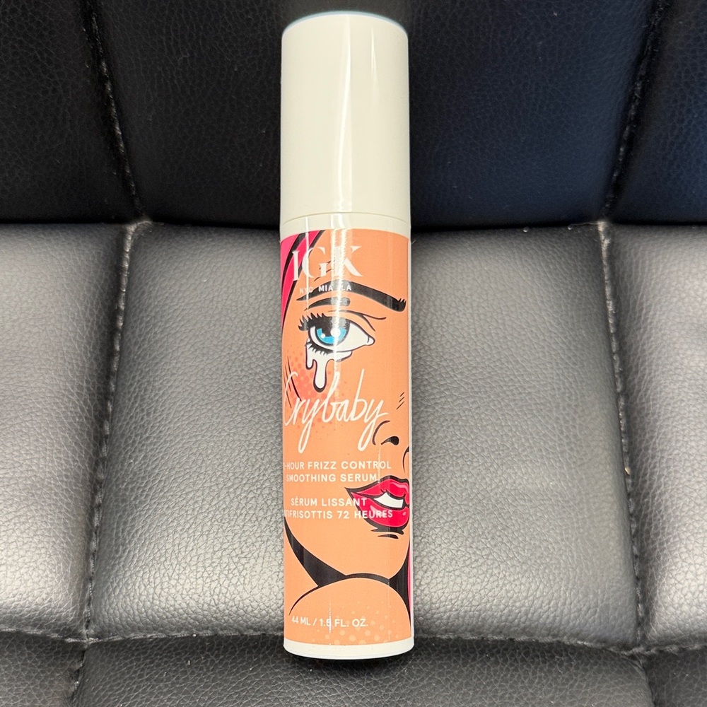 IGK crybaby 72-hour frizz control smoothing serum